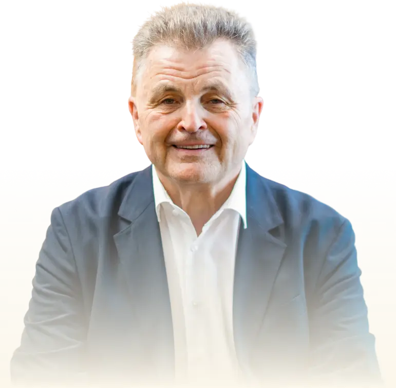 Smiling man in a suit